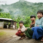 PHOTO PICTURE MYANMAR BURMA PEOPLE CHILDREN